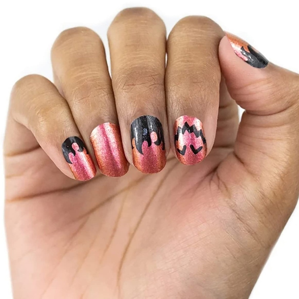 Retired Halloween Color Street Nail Strips Hey Pumpkin